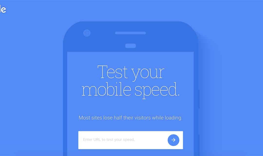 Test de snelheid van je website op mobiele apparaten